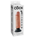 KING COCK - PENE VIBRANTE IN FINTA PELLE DA 15,24 CM