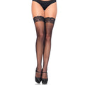 LEG AVENUE - CALZE AUTOREGGENTI IN PIZZO MICRO SET