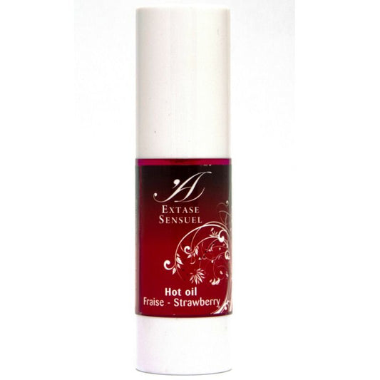 EXTASIS SENSUAL - ACEITE ESTIMULANTE CALOR DE FRESA 30 ML