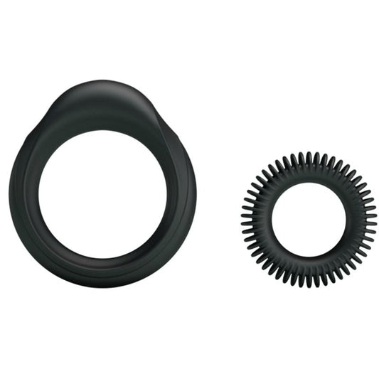 BAILE - KIT 2 ANILLOS DE SILICONA PARA EL PENE