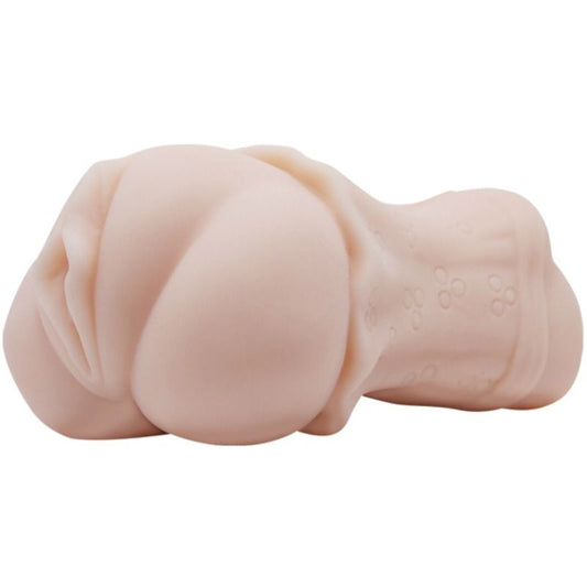 CRAZY BULL - MASTURBADOR CON FORMA DE VAGINA, TEXTURA PIEL Y BALA VIBRADORA 2