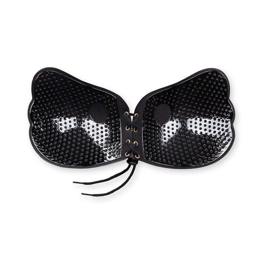 BYE-BRA - AUMENTO DE ENCAJE PUSH-UP NEGRO COPA A