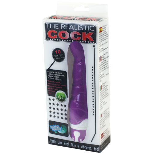 BAILE - REALISTIC COCK 10 RHYTHMS SENSATION VIOLET BAILE VIBRATORS