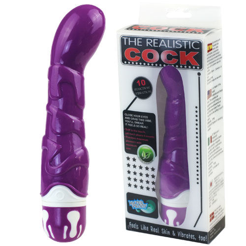 BAILE - REALISTIC COCK 10 RHYTHMS SENSATION VIOLET BAILE VIBRATORS