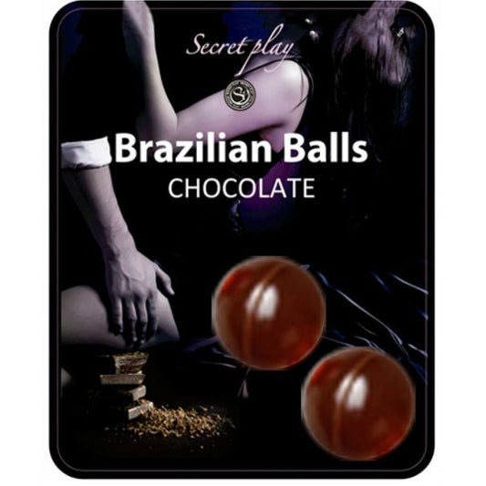 SECRETPLAY - 2 BOLAS BRASILEÑAS CHOCOLATE