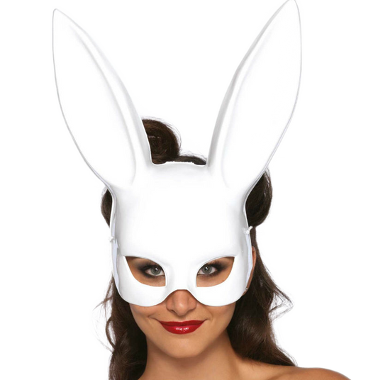 LEG AVENUE - MÁSCARA DE CONEJO PARA MASCARADA BLANCA