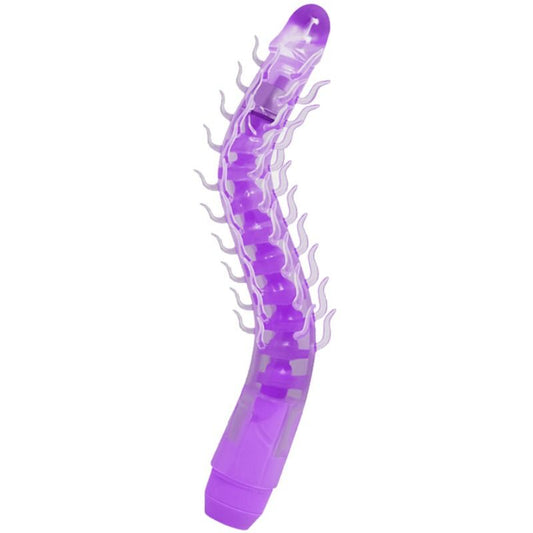 BAILE - DILDO VIBRANTE FLESSIBILE SENSUAL SPINE PIEGHEVOLE LILLA 23,5 CM