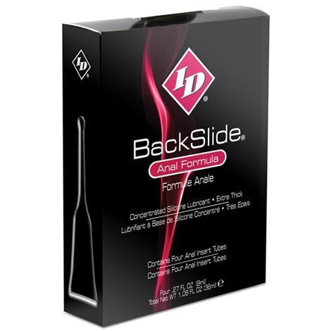 ID BACKSLIDE - INSERTOR ANAL 4 TUBOS 8ML