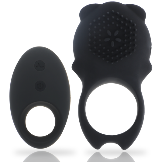 MIA - ANELLO PER PENE COLOSSEO TELECOMANDO NERO