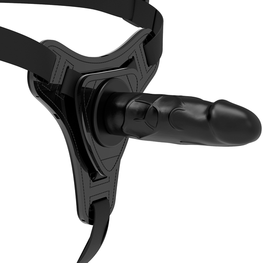 FETISH IMBRACATURA SOTTOMESSA - SILICONE NERO REALISTICO 15 CM