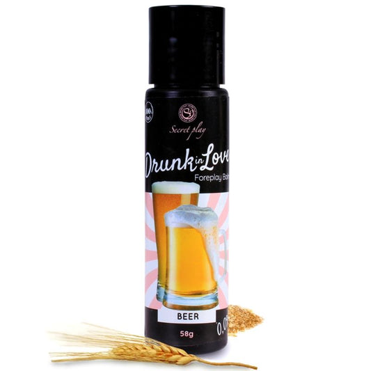 SECRETPLAY - LUBRICANTE BORRACHO DE AMOR CERVEZA 60 ML