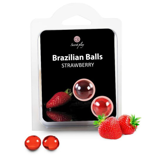 SECRETPLAY - 2 PALLINE BRASILIANE FRAGOLA