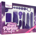 TOYJOY - KIT DE JUGUETES SEXUALES MEGA MORADO SOLO PARA TI