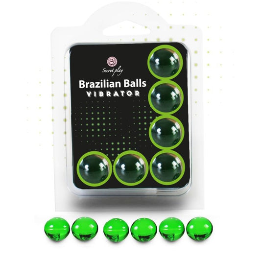 SECRETPLAY - SET 6 BOLAS BRASILEÑAS VIBRADOR