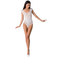 PASSION - DONNA BS064 BODYSTOCKING BIANCO TAGLIA UNICA
