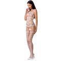 PASSION - WOMAN BS067 WHITE BODYSTOCKING ONE SIZE