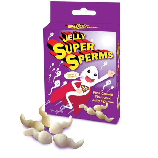 SPENCER & FLEETWOOD - GOMITAS JELLY SUPER SPERM CON FORMA DE ESPERMA 120 GR