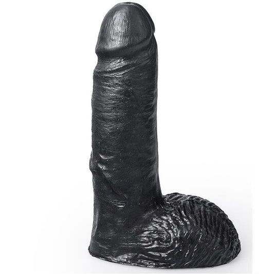 SISTEMA APPESO - DILDO REALISTICO NERO CESAR 19 CM