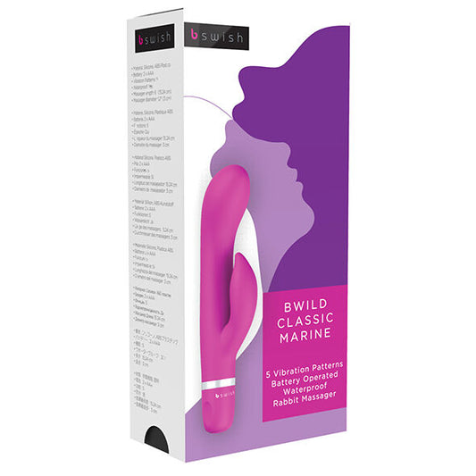 B SWISH - CONEJITO VIBRADOR MARINO CLÁSICO BWILD CEREZA