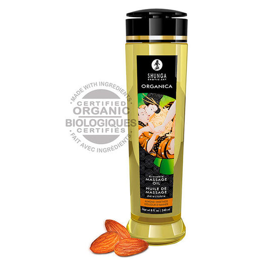 SHUNGA - OLIO DA MASSAGGIO ALLE MANDORLE BIOLOGICHE 240 ML