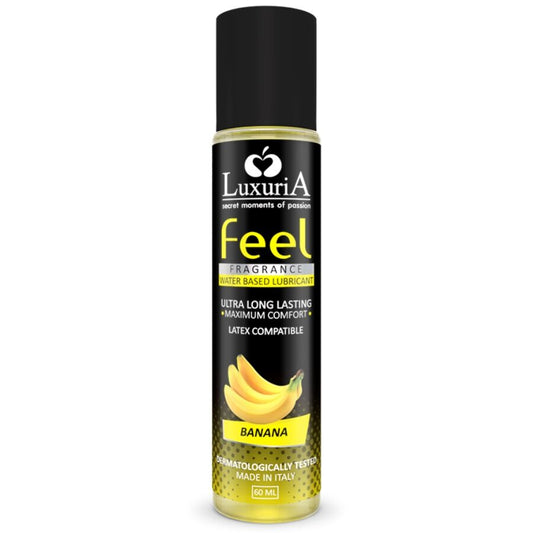 INTIMATELINE - LUBRICANTE ÍNTIMO CON AROMA A PLÁTANO A BASE DE AGUA LUXURIA FEEL 60 ML