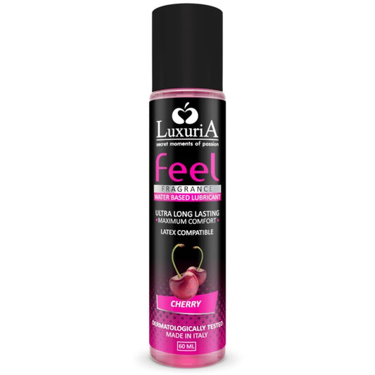 INTIMATELINE - LUBRICANTE ÍNTIMO CON SABOR A CEREZA A BASE DE AGUA LUXURIA 60 ML