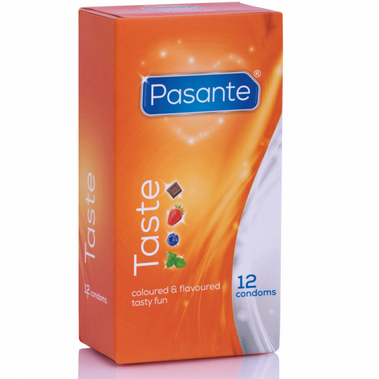 PASANTE - PRESERVATIVOS CON SABORES 12 UNIDADES