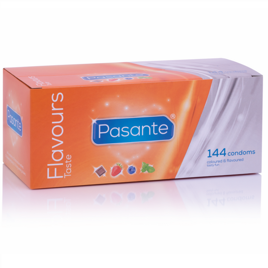 PASANTE - CONDONES SABORES 144 UNIDADES