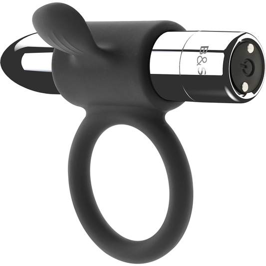 BLACK&SILVER - ANILLO RECARGABLE CAMERON PLATEADO