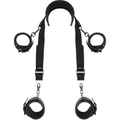 SOTTOMESSO AL FETISH - POSIZIONE MASTER CON 4 MANETTE IMBOTTITE IN NEOPRENE