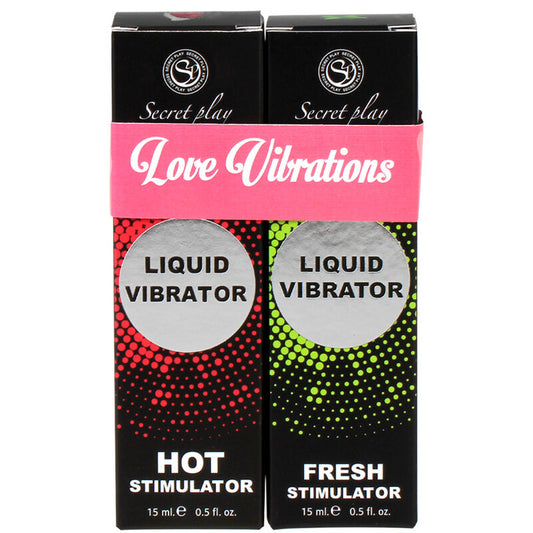 SECRETPLAY - VIBRATORE LIQUIDO LOVE VIBRATIONS PACK
