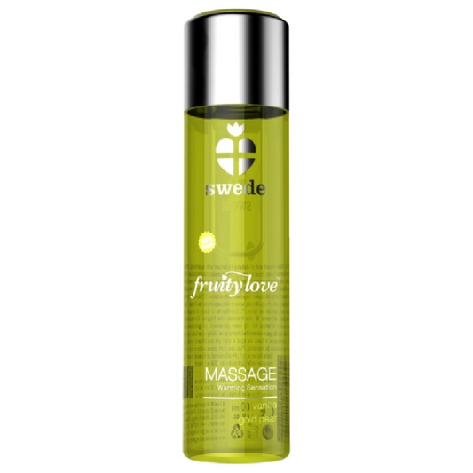 SWEDE - FRUITY LOVE OLIO DA MASSAGGIO EFFETTO RISCALDANTE VANIGLIA E PERA DORATA 120 ML
