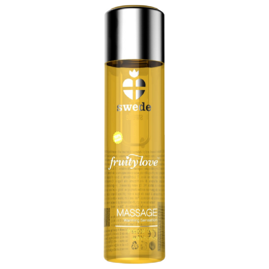 SWEDE - OLIO DA MASSAGGIO EFFETTO CALDO GUSTO FRUTTATO AMORE FRUTTI TROPICALI AL MIELE 120 ML.