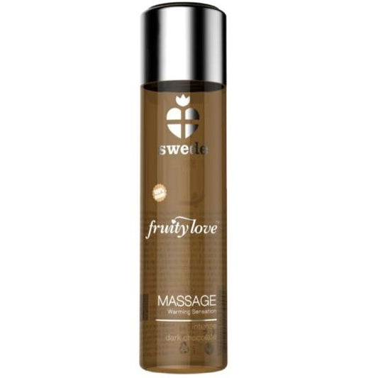SWEDE - OLIO DA MASSAGGIO EFFETTO RISCALDANTE ALL'AMORE FRUTTATO CIOCCOLATO FONDENTE INTENSO 60 ML