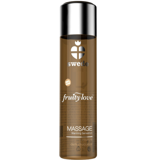 SWEDE - OLIO DA MASSAGGIO EFFETTO RISCALDANTE ALL'AMORE FRUTTATO CIOCCOLATO FONDENTE INTENSO 120 ML