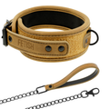 FETISH SUBMISSIVE ORIGEN - NEOPRENE LINED NECKLACE WITH CHAIN