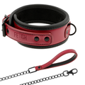 FETICHE SUMISO HABITACIÓN OSCURA - COLLAR DE CADENA CON FORRO DE NEOPRENO
