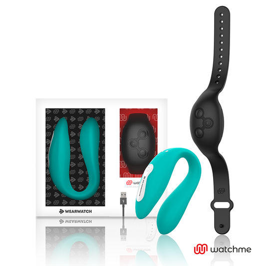WEARWATCH - OROLOGIO VIBRANTE DOPPIA TECNOLOGIA WATCHME ACQUAMARINA / JET