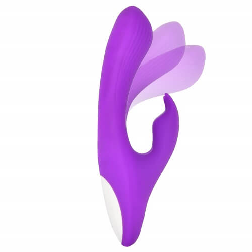 Loving Joy FLEX Silicone Bendable Rabbit Vibrator – Vibratore Rabbit Flessibile a Doppio Motore