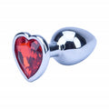 Precious Metals Heart Shaped Butt Plug Silver – Plug Anale Gioiello a Cuore